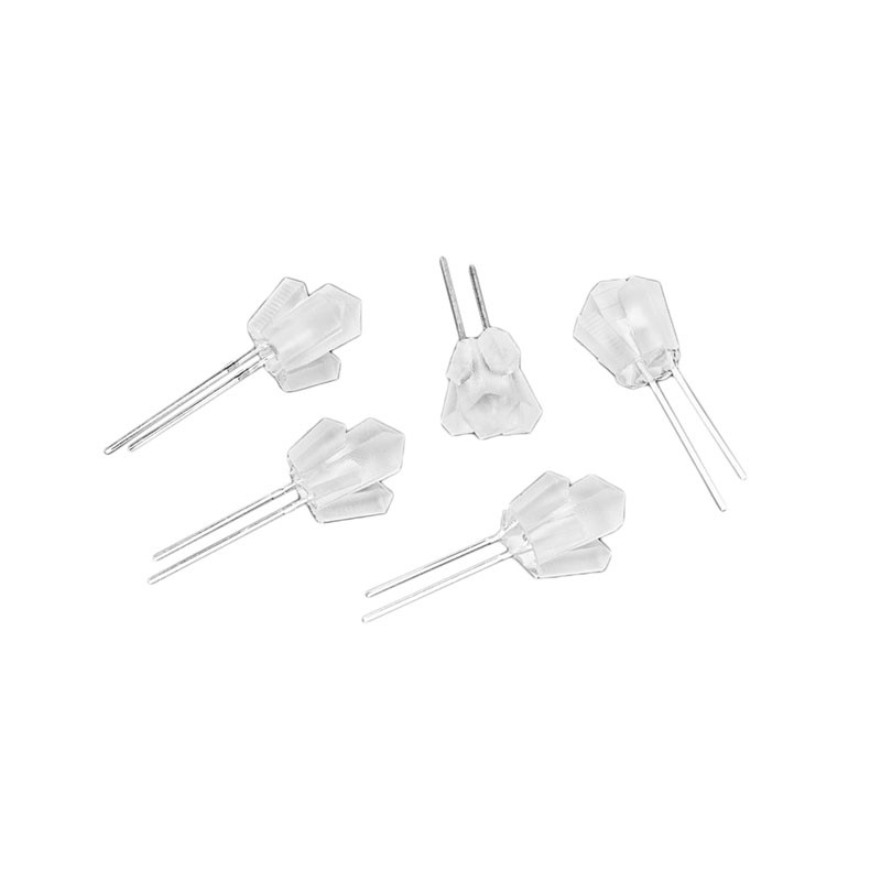 1 pcs : 5428 - LED YELLOW DIFFUSED T/H