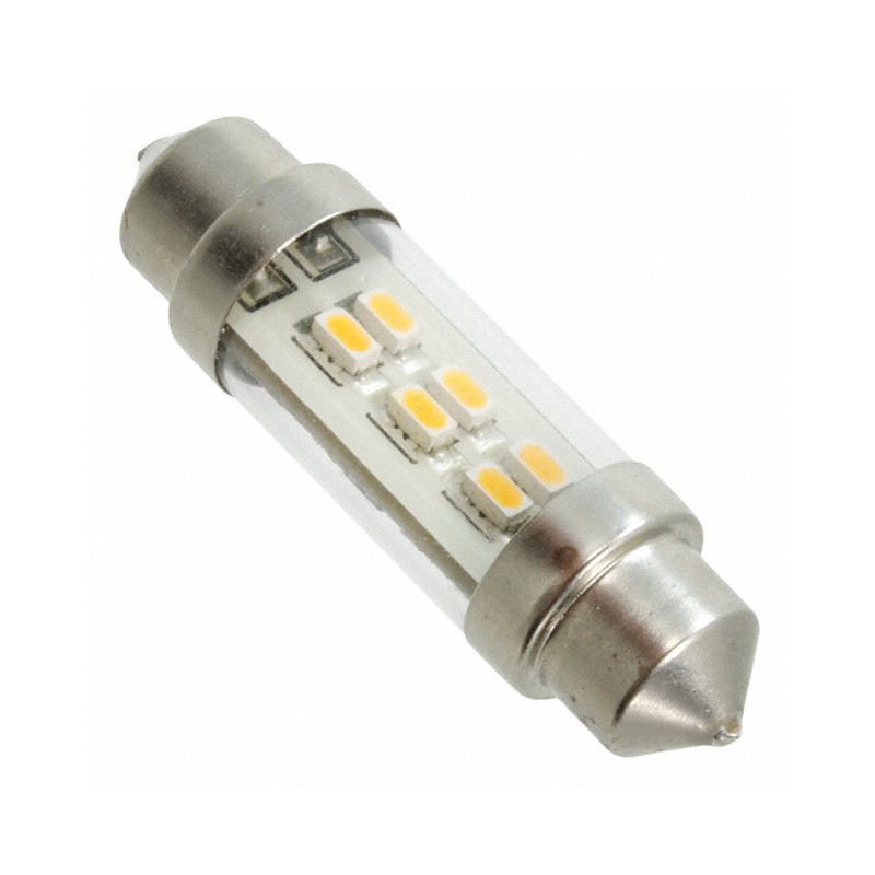1 pcs : LE-0909-11WW - 6 LED FESTOON LAMP WHT
