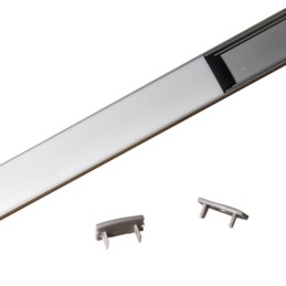 1 pcs : ZFC-171000-PCMW - 1 METER LED CHANNEL WITH WHITE D