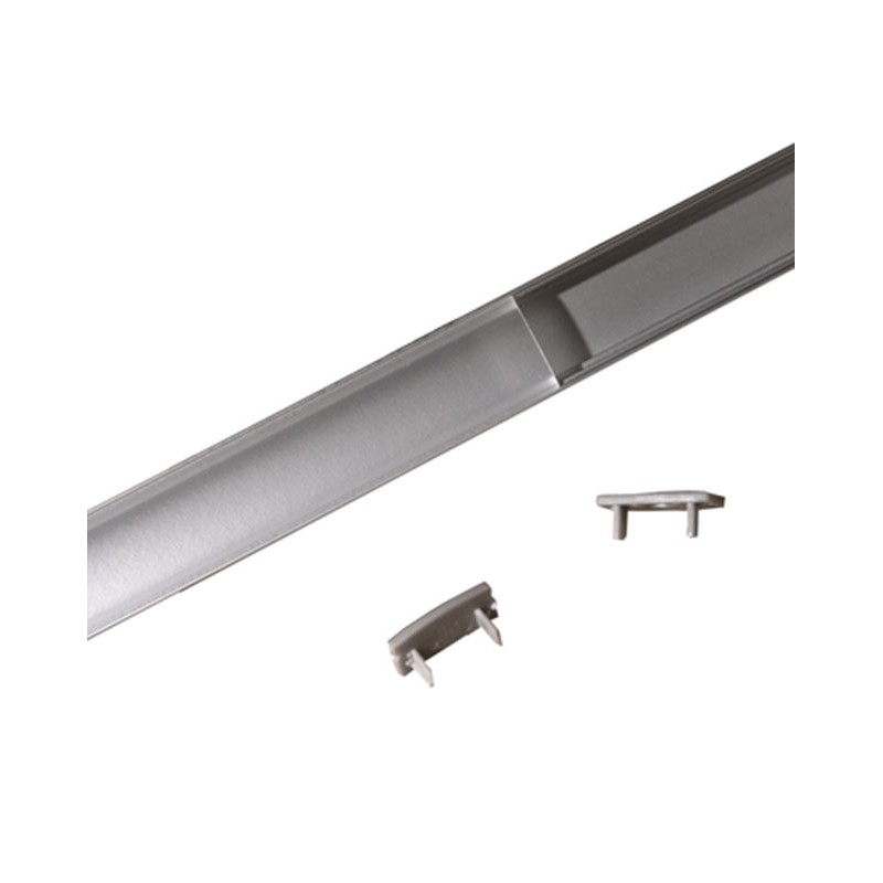 1 pcs : ZFC-171000-PCSC - 1 METER LED CHANNEL WITH SEMI-CL