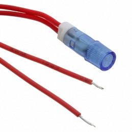 1 pcs : FL1P-6QW-1-B24V - LED BLU 6MM SNAP 24VAC/DC STK