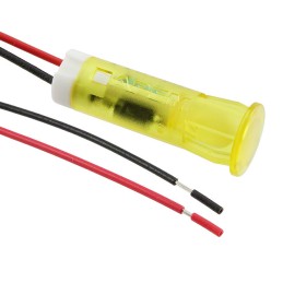 1 pcs : QS83XXHY110 - INDICATOR 8MM FIXED HI YEL 110V