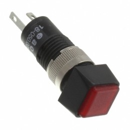 1 pcs : 18-050.0052L - INDICATOR RED 9X9 WITH SINGLE-LE