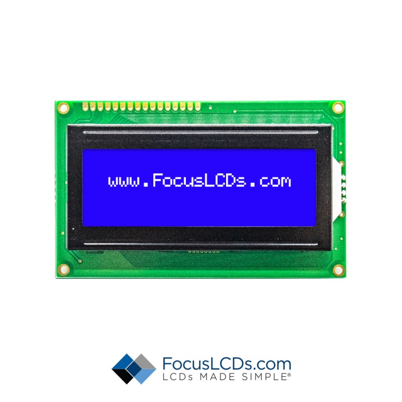 1 pcs : C204A-BW-LW25 - 20X4 STN BLUE CHARACTER LCD