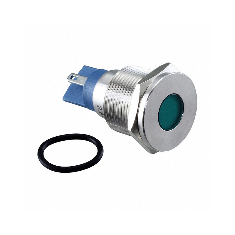 1 pcs : PVL19FLS31 - LED PANEL INDICATOR GREEN 2.8V