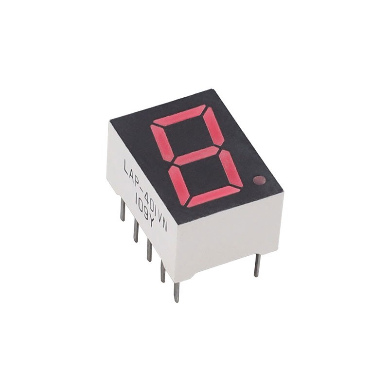1 pcs : LAP-401VN - DISPLAY 7-SEG 0.4' SGL RED 10DIP