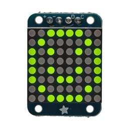 1 pcs : 872 - ADDRESS LED MATRIX I2C GREEN