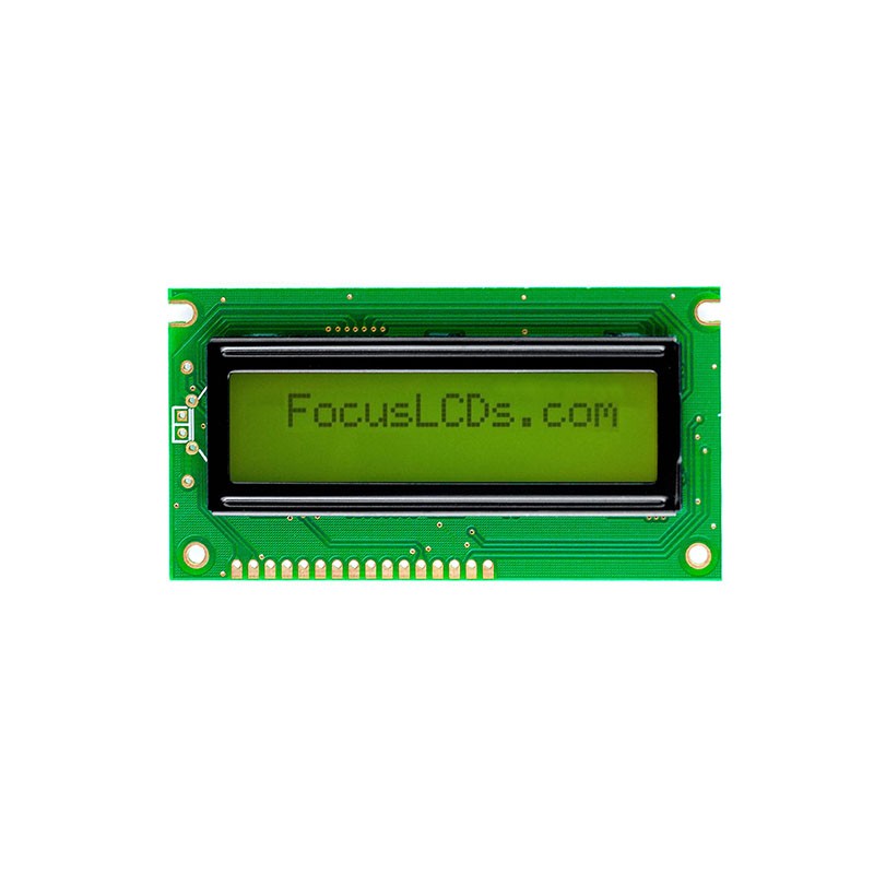 1 pcs : C162BLBSYN06WR50PAA - 16X2 STN YELLOW/GREEN CHARACTER