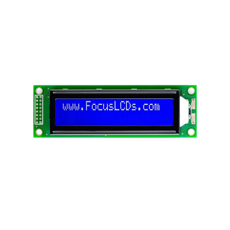 1 pcs : C202A-BW-LW65 - 20X2 STN BLUE CHARACTER LCD