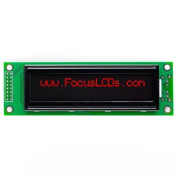 1 pcs : C202B-KR-LW65 - 20X2 FSTN BLACK CHARACTER LCD