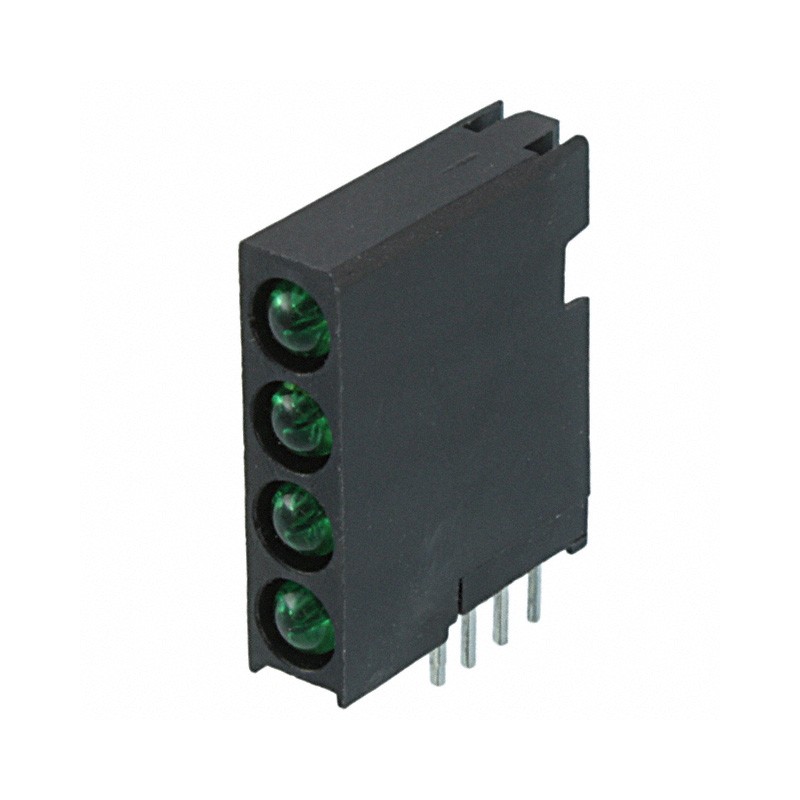 1 pcs : 5682232222F - LED CBI 3MM QUAD GRN RA