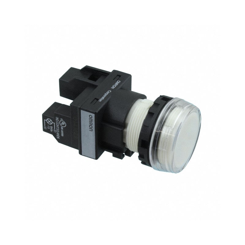 1 pcs : M22N-BC-TWA-WE - LED PANEL INDICATOR WHITE 230VAC