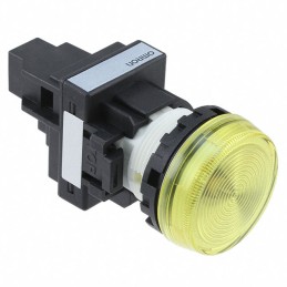 1 pcs : M22N-BN-TYA-YC - LED PANEL INDICATOR YLW 24VAC/DC