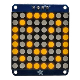 1 pcs : 871 - ADDRESS LED MATRIX I2C YELLOW