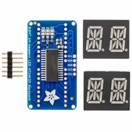 1 pcs : 1912 - ADDRESS LED 14 SEGMENT I2C BLUE