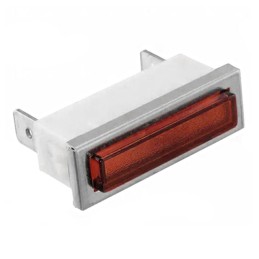 1 pcs : 2330QD1 - INDICATOR NEON RED PANEL MNT