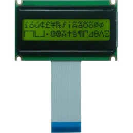 1 pcs : GFC1602AB-YPAEESB05 - 16X2STN-YYELLOW GREEN58X34X9