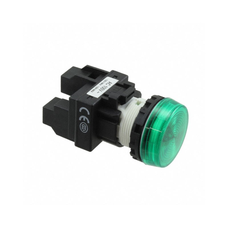 1 pcs : M22N-BN-TGA-GE - LED PANEL INDICATOR GREEN 230VAC