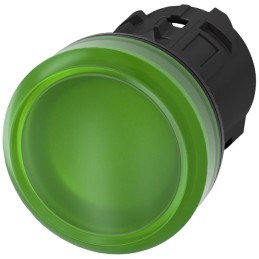 1 pcs : 3SU10016AA400AA0 - INDICATOR LIGHT, GREEN, SMOOTH L