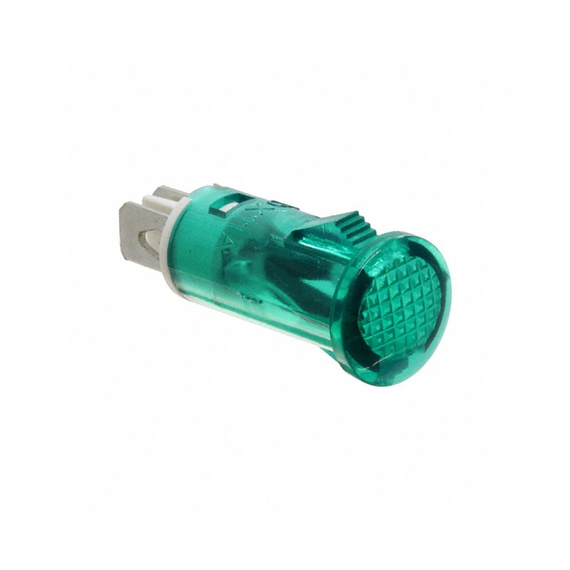 1 pcs : FL1P-10QJ-1-G110V - LED GRN 10MM SNAP 110VAC/DC STK