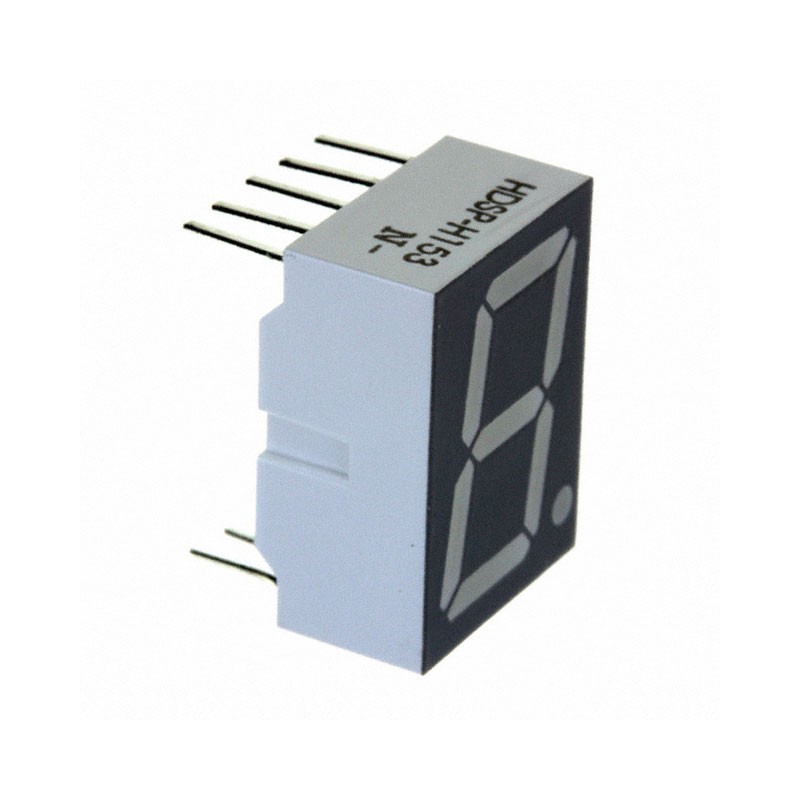 1 pcs : HDSP-H153 - DISPLAY 7SEG 0.56' SGL RED 10DIP