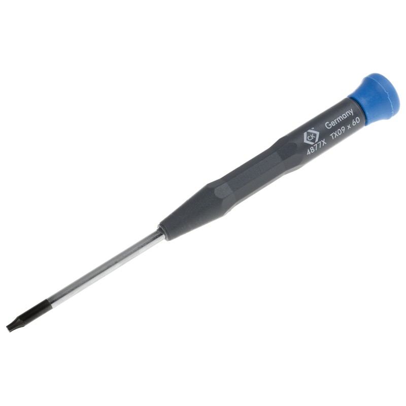 1 pcs - CK Torx Precision Screwdriver, T9 Tip, 60 mm Blade