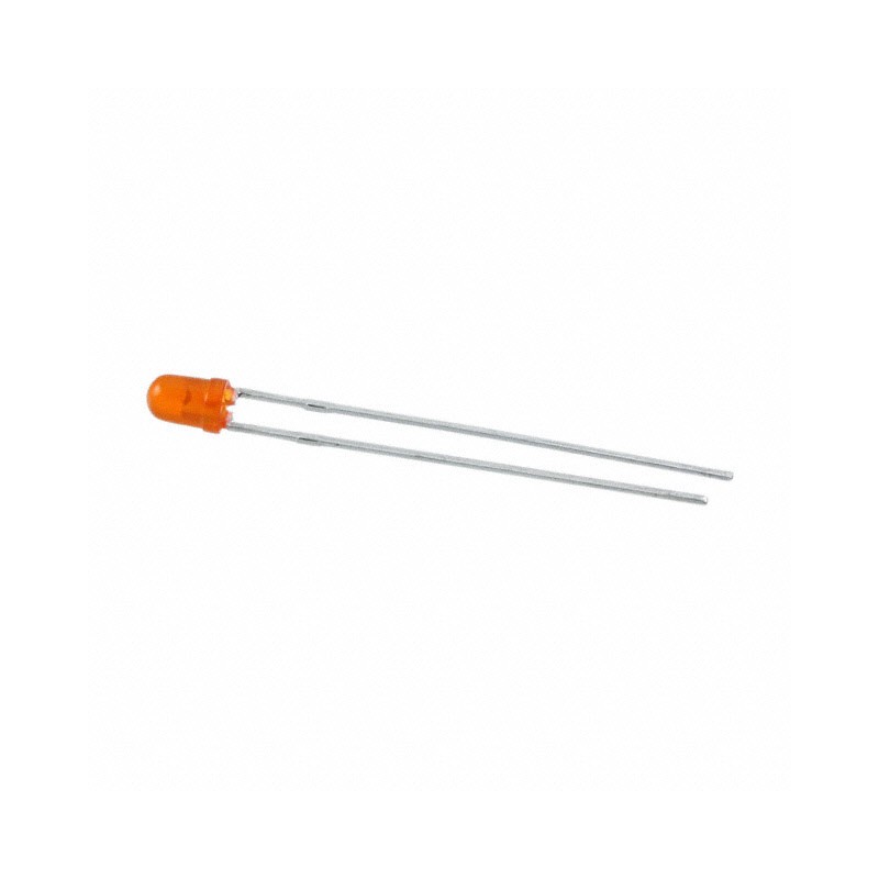 1 pcs : WP710A10NT - LED ORANGE CLEAR T-1 T/H