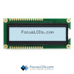 1 pcs : C162A-FTW-DS23 - 16X2 FSTN GRAY CHARACTER LCD