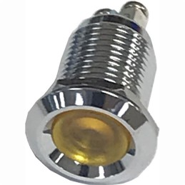 1 pcs : FL1M-12CA-1-Y110V - LED YEL 12MM NUT 110VAC/DC STK