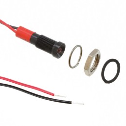 1 pcs : Q6R3BXXR12E - LED PANEL MOUNT INDICATOR RED