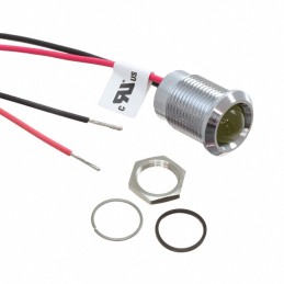 1 pcs : Q14P5CXXHY12E - LED INDICATOR 14MM PROMINENT CHR