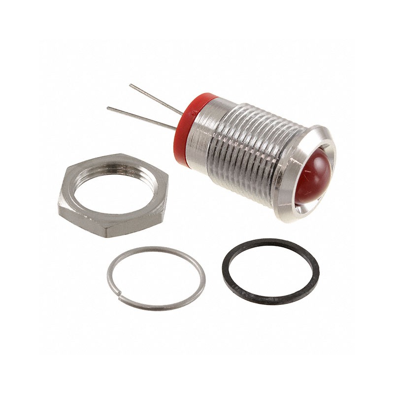 1 pcs : Q14P6CXXR02E - LED INDICATOR 14MM PROMINENT 2VD