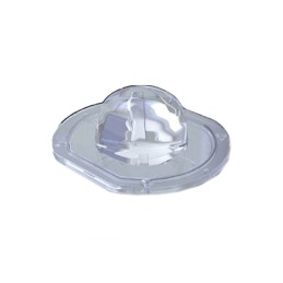 1 pcs : PL1824SR - LENS CLEAR 60DEG SPOT SCREW