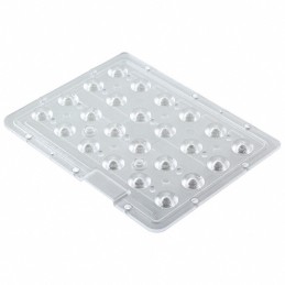 1 pcs : KNAC2410B - LENS CLEAR WIDE SCREW