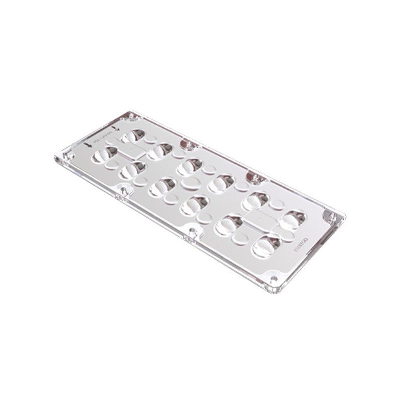 1 pcs : PLL120406 - LENS CLR 160X115DEG ELLIP SCREW