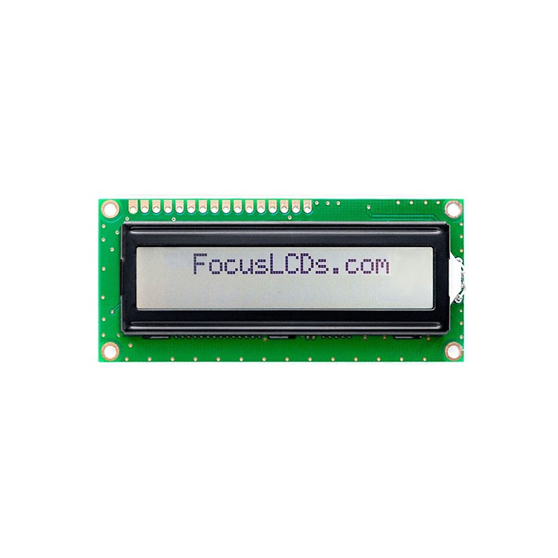 1 pcs : C162ALBSGLW6WT33PAB - 16X2 STN GRAY CHARACTER LCD