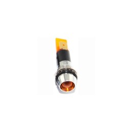 1 pcs : FL1M-12CJ-1-Y12V - LED YEL 12MM NUT 12VAC/DC STK