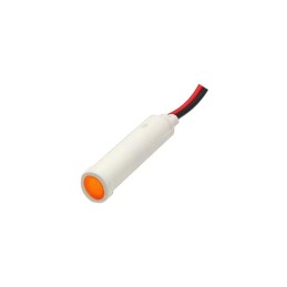 1 pcs : FL1P-8QW-1-Y24V - LED YEL 8MM SNAP 24VAC/DC STK