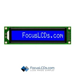 1 pcs : C161C-BW-LW63 - 16X1 STN BLUE CHARACTER LCD