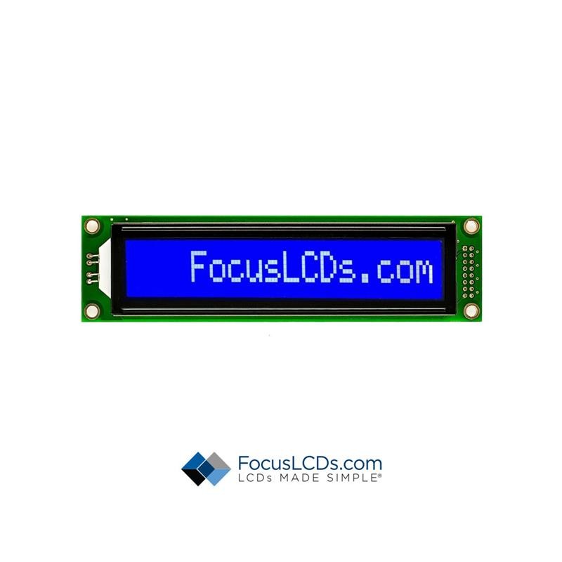 1 pcs : C161C-BW-LW63 - 16X1 STN BLUE CHARACTER LCD