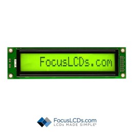 1 pcs : C161C-YTY-LW63 - 16X1 STN YELLOW/GREEN CHARACTER