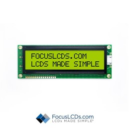 1 pcs : C162D-YTY-LW63 - 16X2 STN YELLOW/GREEN CHARACTER