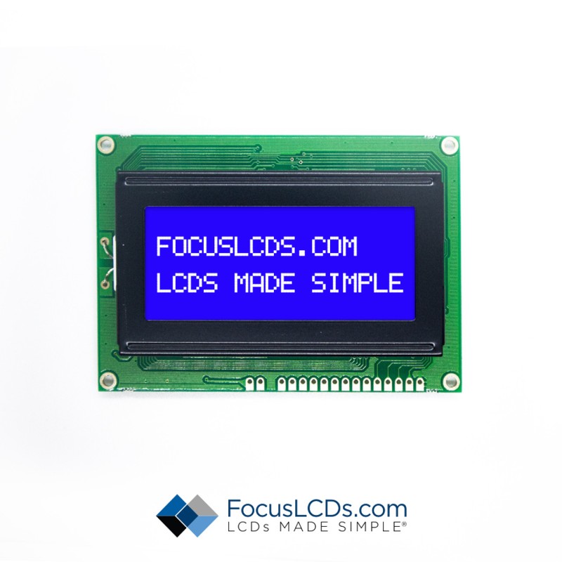 1 pcs : C164A-BW-XW63 - 16X4 STN BLUE CHARACTER LCD