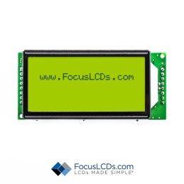 1 pcs : C204C-YTY-LW63 - 20X4 STN YELLOW/GREEN CHARACTER