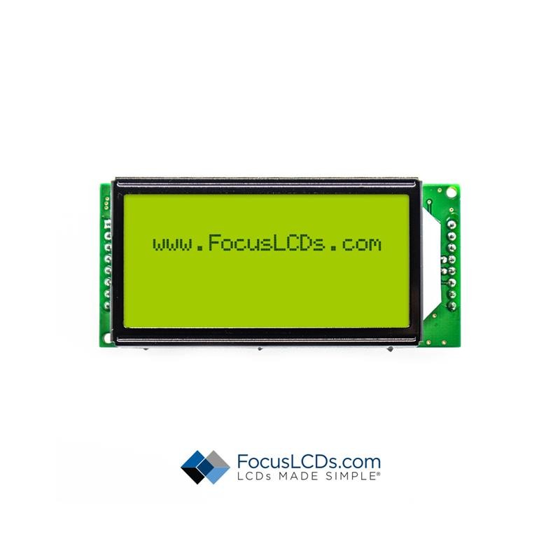 1 pcs : C204C-YTY-LW63 - 20X4 STN YELLOW/GREEN CHARACTER