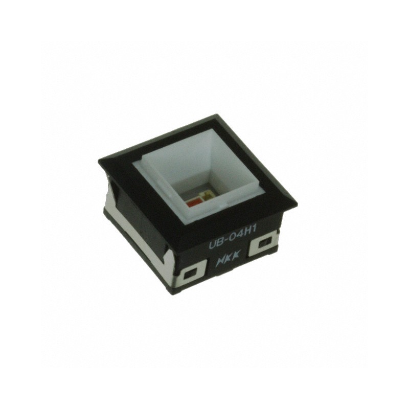 1 pcs : UB04KW015C - INDICATOR SQ BLK HSNG RED LED