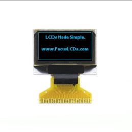 1 pcs : O12864A-GLB-TW3 - 128X64 LIGHT BLUE GRAPHIC OLED