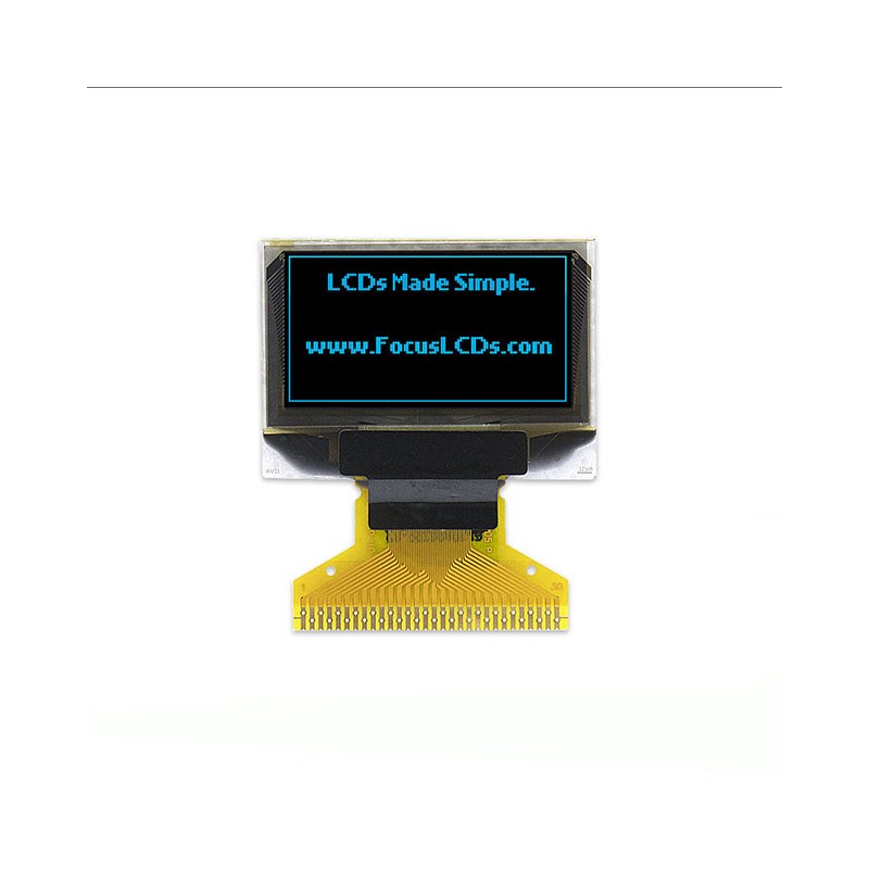 1 pcs : O12864A-GLB-TW3 - 128X64 LIGHT BLUE GRAPHIC OLED