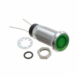 1 pcs : FL1M-8FJ-2-R24V - LED RED 8MM NUT 24VAC/DC UL STK