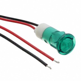 1 pcs : FL1P-12QW-1-G110V - LED GRN 12MM SNAP 110VAC/DC STK